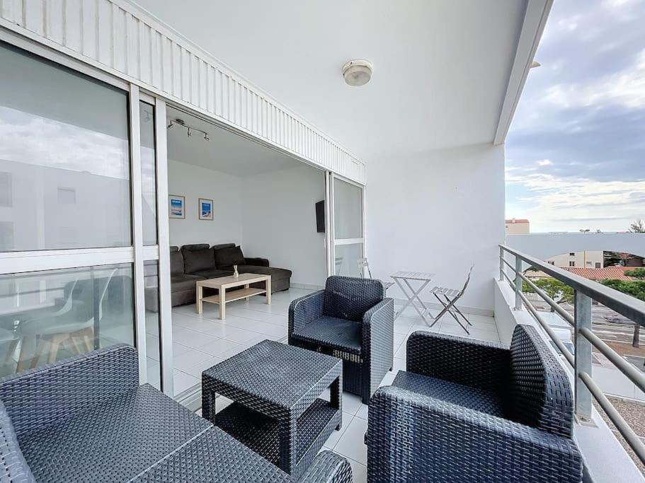 3319-Appartement A 200M De La Plage Le Barcarès المظهر الخارجي الصورة